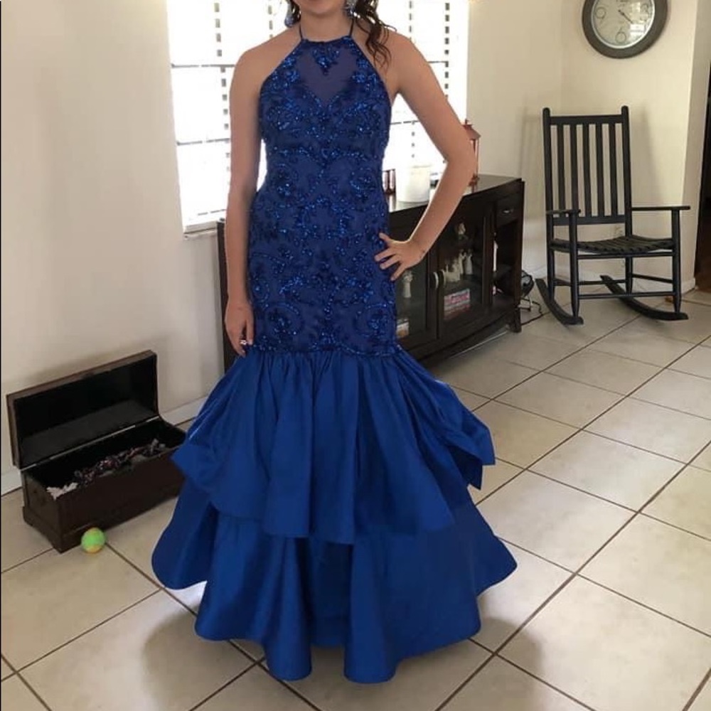 Royal blue Sherri Hill